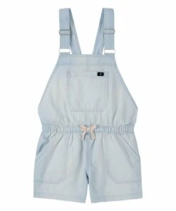 Best Sale ???? Lucky Brand Blair Wash Cinched-Waist Pocket Easy Shortalls - ???? Girls For Kids ✔️