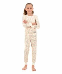 Wholesale ✔️ Lucky Brand Cream & Blue Rainbow Long-Sleeve Crewneck Tee & Pajama Pants - ???? Girls For Kids ???? -Lucky Brand Shop zu96588986 alt 1 tm1636484848