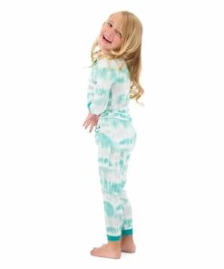 Brand new ❤️ Lucky Brand Turquoise & White Tie-Dye Long-Sleeve Crewneck Tee & Pajama Pants - Toddler For Kids ❤️ 7 Brand new ❤️ Lucky Brand Turquoise & White Tie-Dye Long-Sleeve Crewneck Tee & Pajama Pants - Toddler For Kids ❤️ -Lucky Brand Shop zu96595131 alt 2 tm1636484848