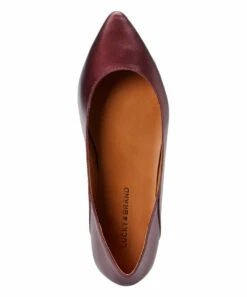 Flash Sale ???? Lucky Brand Sugar Red Bethysa Leather Ballet Flat - ???? Women ❤️ -Lucky Brand Shop zu97037601 alt 3 tm1637674877