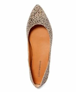 Promo ???? Lucky Brand Brown Leopard Bethysa Suede Ballet Flat - ???? Women ???? 9 Promo ???? Lucky Brand Brown Leopard Bethysa Suede Ballet Flat - ???? Women ???? -Lucky Brand Shop zu97037611 alt 3 tm1643643602