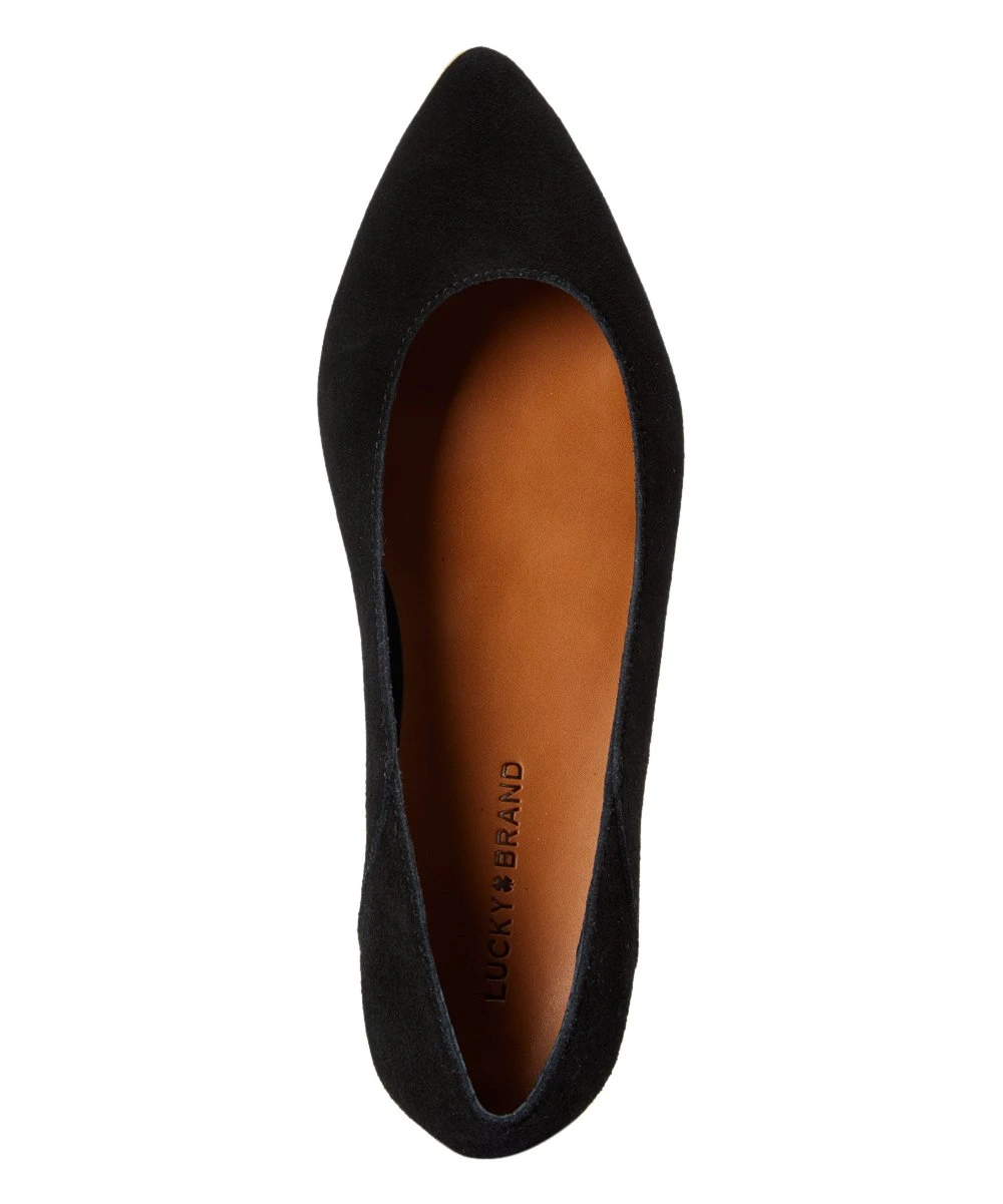 Discount ???? Lucky Brand Black Bethysa Suede Ballet Flat - ???? Women ???? 6 Discount ???? Lucky Brand Black Bethysa Suede Ballet Flat - ???? Women ???? - Image 4