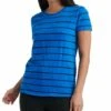 Flash Sale ???? Lucky Brand Blue & Black Stripe Crewneck Tee - ???? Women ⭐ -Lucky Brand Shop zu97200363 main tm1626881946