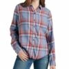 Promo ???? Lucky Brand Blue & Red Plaid Button-Up - ???? Women ✔️ -Lucky Brand Shop zu97632485 main tm1626888860