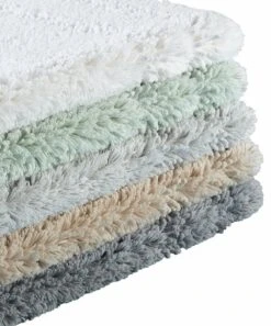 Hot Sale ???? Lucky Brand White Joanne Double-Border Chenille Bath Mat For Other ???? -Lucky Brand Shop zu99556945 alt 2 tm1652461428