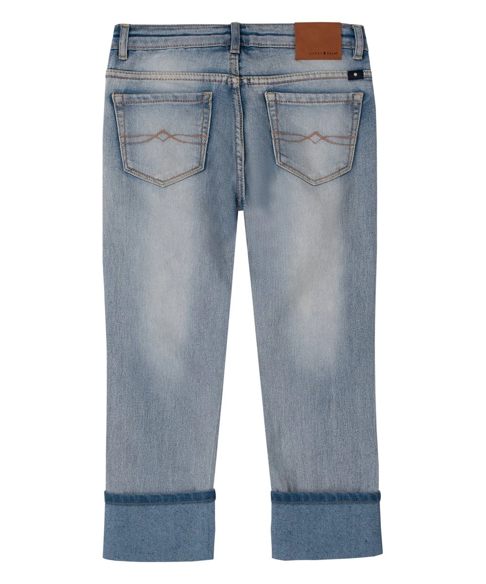 Flash Sale ???? Lucky Brand Light Blue Wash Cuffed Boyfriend ???? Jeans - ???? Girls For Kids ???? 4 Flash Sale ???? Lucky Brand Light Blue Wash Cuffed Boyfriend ???? Jeans - ???? Girls For Kids ???? - Image 2