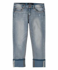 Flash Sale ???? Lucky Brand Light Blue Wash Cuffed Boyfriend ???? Jeans - ???? Girls For Kids ????