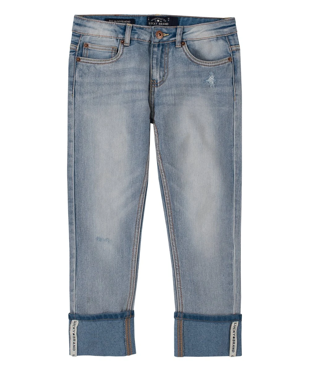 Flash Sale ???? Lucky Brand Light Blue Wash Cuffed Boyfriend ???? Jeans - ???? Girls For Kids ???? 3 Flash Sale ???? Lucky Brand Light Blue Wash Cuffed Boyfriend ???? Jeans - ???? Girls For Kids ????